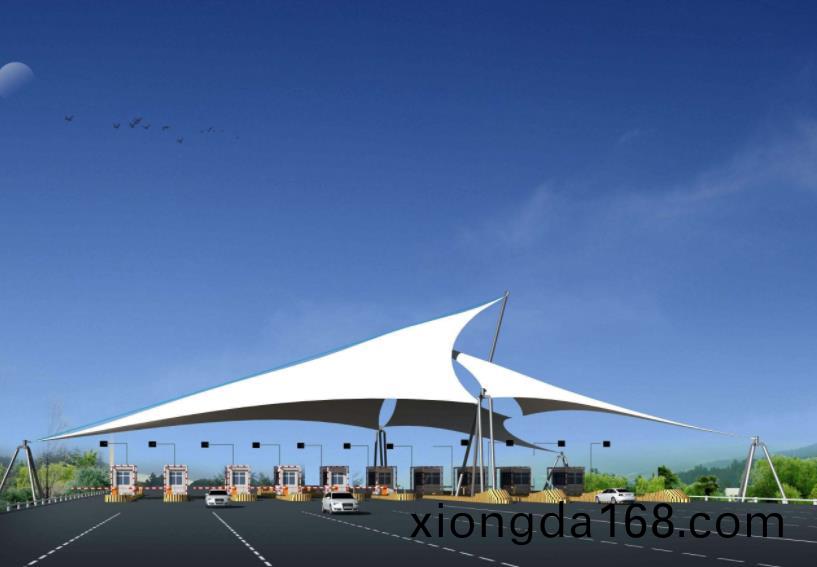 新型(xing)膜(mo)結構收(shou)費(fei)站(zhan)