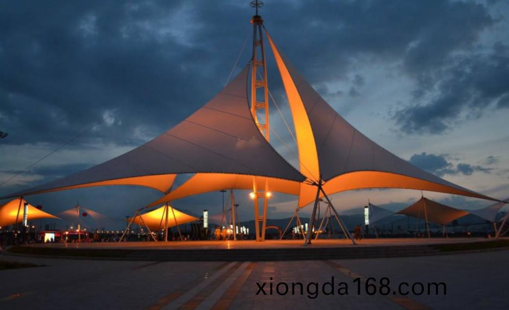`膜結(jie)構(gou)景(jing)觀棚的材料(liao)`
