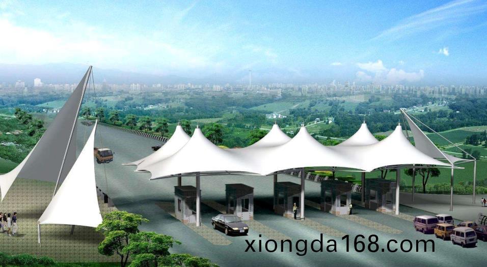 `膜結(jie)構公路(lu)收費站`