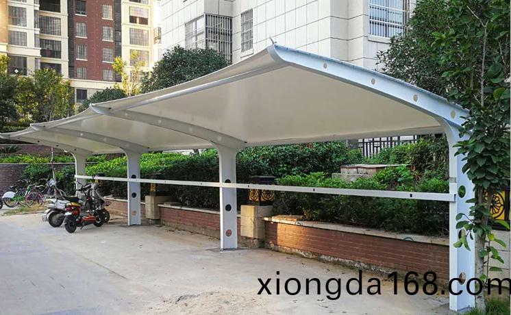 `7字型(xing)膜(mo)結構(gou)非機(ji)動車棚(peng)—界(jie)首市藍色(se)雅(ya)典(dian)小(xiao)區(qu)項(xiang)目(mu)(二(er))`